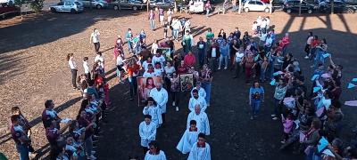 Novenas em CelebraÃ§Ã£o aos 40 Anos da Comunidade de Nossa Senhora do PerpÃ©tuo Socorro, no Bairro Cristo Rei tem reunido centenas de devotos